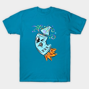 Cute Firework Exploding Cartoon Character T-Shirt